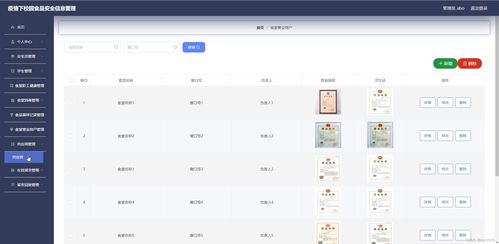 基于SSM框架的疫情下校園食品安全信息管理系統設計與實現